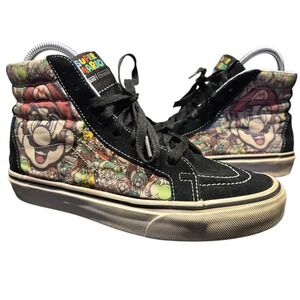 VANS Sk8Hi Nintendo Super Mario Bros Limited Edition Unisex High Top Skate Shoes